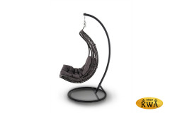 Виши подвесное кресло из искусственного ротанга, цвет коричневый