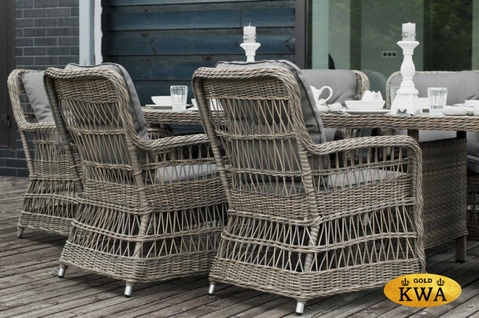 "Цесена" обеденная группа плетеная из искусственного ротанга