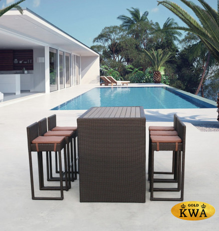 Барный комплект мебели T390AD/Y390A-W63 Brown