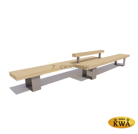 Скамейка «Ростов Дабл» (4,5 ангарская сосна)