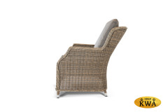 &quot;Неаполь&quot; плетеный стул из искусственного ротанга, цвет серо-соломенный