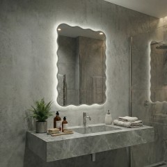 Fancy LED Gold Зеркало в раме с подсветкой