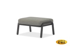 Malmo Пуф антрацит/серый, алюминий