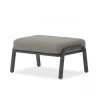 Malmo Пуф антрацит/серый, алюминий
