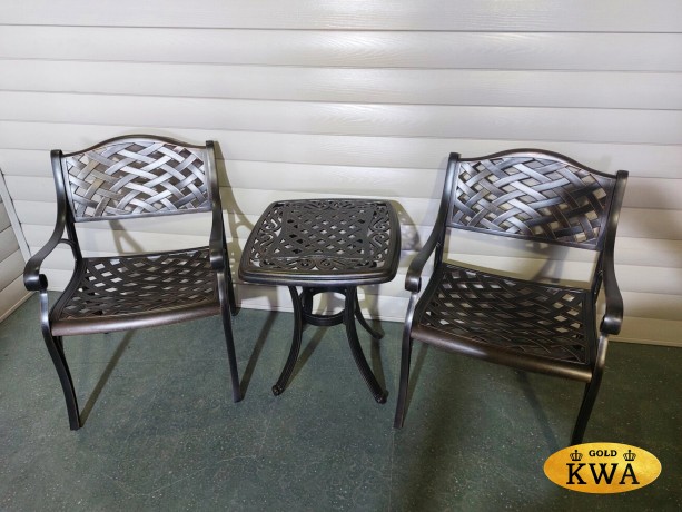 Кофейный набор мебели из алюминия Paris 52