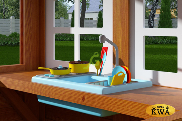 Детская площадка для дачи Клубный домик Макси с трубой Luxe