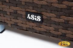 "Капучино" кашпо для цветов плетеное из искусственного ротанга, цвет коричневый