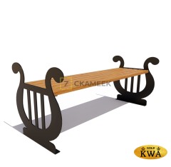 Скамейка «Лира» (1,8 лиственница)