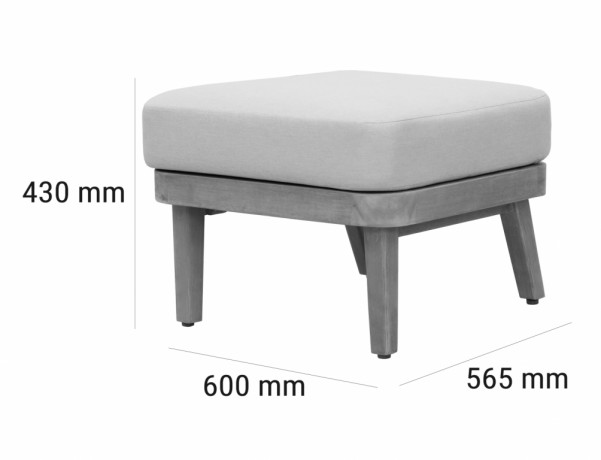 Пуф с подушкой