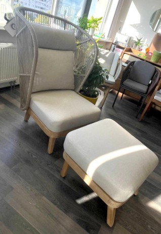 Пуф с подушкой