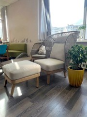 Пуф с подушкой