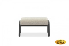 Malmo Пуф антрацит/светло-серый, алюминий/олефин