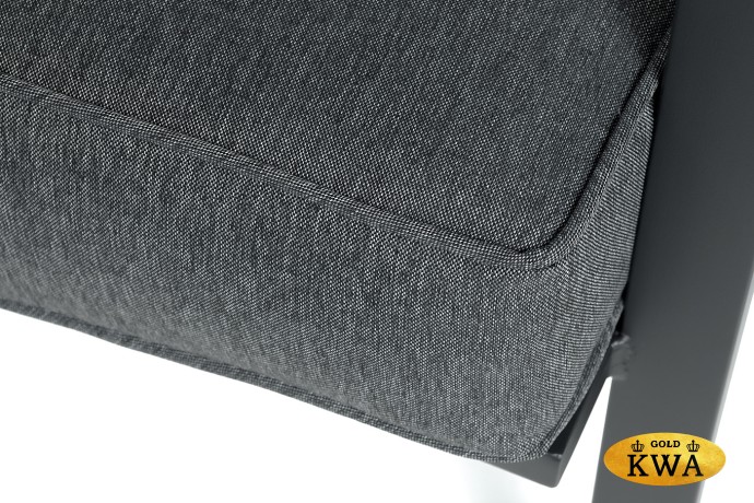 "Крокус" лаунж-зона 5-местная из алюминия, цвет темно-серый