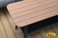 &quot;Крокус&quot; лаунж-зона 5-местная из алюминия, цвет темно-серый