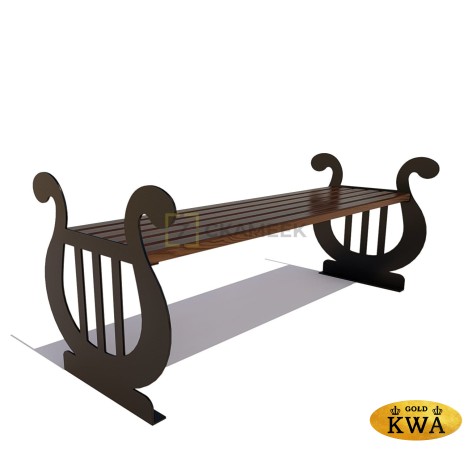 Скамейка «Лира» (2,0 лиственница)