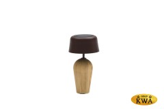 Kiruna (Bottle Teak S) Светильник коричневый, алюминий/тик