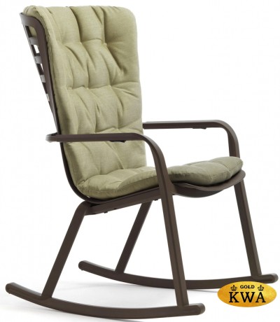 Кресло-качалка пластиковое с подушкой Nardi Folio