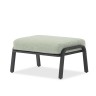 Malmo Пуф антрацит/зеленый, алюминий