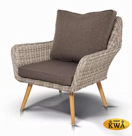 "Прованс" кресло из искусственного ротанга, цвет бежевый