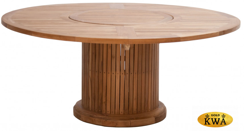 Стол из тика Phoenix натуральный 160