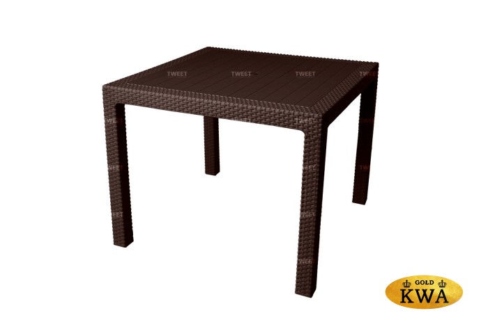 Мебель Tweet Стол обеденный Kvatro 940*940мм, венге
