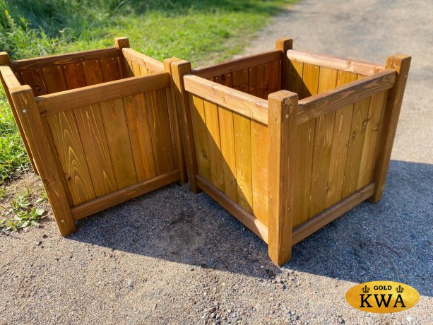 Кашпо деревянное большое