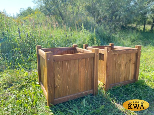 Кашпо деревянное большое