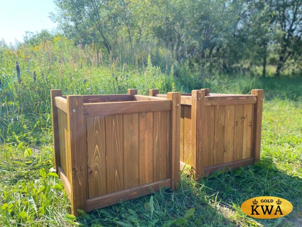 Кашпо деревянное большое