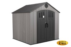 Сарай пластиковый WoodLook 8*7.5