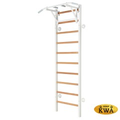 Шведская стенка комбинированная - КОМБИ -  Т - БП - ДВ (стенка + турник + брусья с подлокотниками + доска с валиками для пресса)