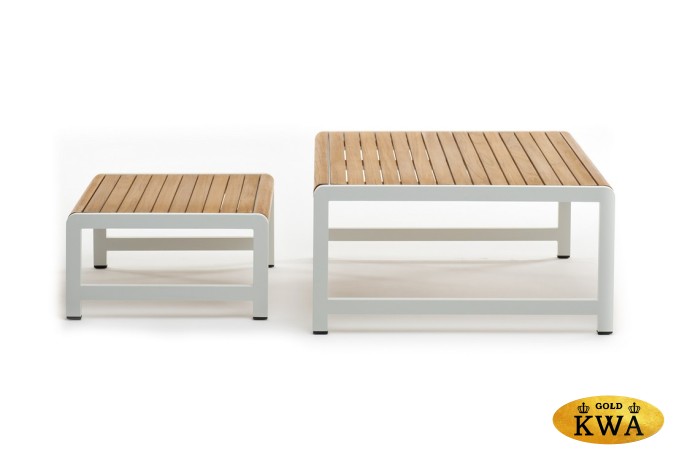 Комплект кофейных столов из алюминия MAYA белый Joygarden