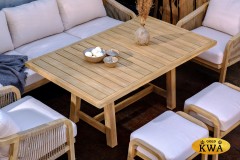 Диванная группа из акации RIMINI со столом 150 см M  Joygarden