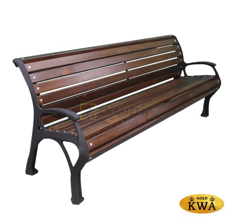 Скамейка «Екатеринбург» с подлокотниками (2,5 м лиственница)