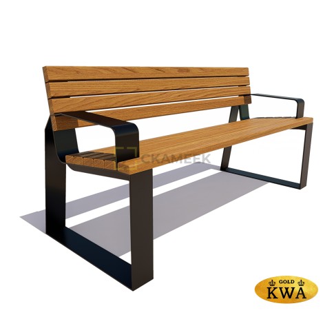 Скамейка уличная «Подольск» (0,6 лиственница, 40х60)