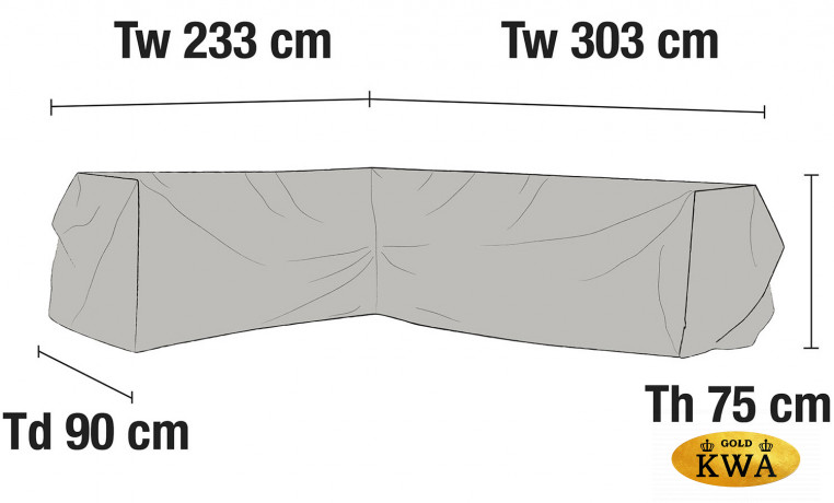 Чехол для садовой мебели 303/233x90x75 см.
