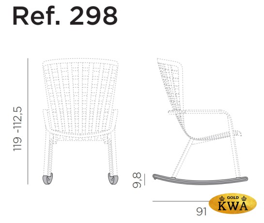 Комплект полозьев для кресла-качалки