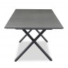 Timra 280/340/400 Стол антрацит/серый, алюминий/спеченный камень