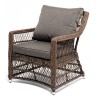 "Гранд Латте" кресло из искусственного ротанга, цвет коричневый