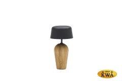 Kiruna (Bottle Teak S) Светильник антрацит, алюминий/тик