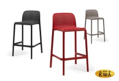 Стул пластиковый полубарный