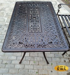Стол из литого алюминия Rimini 150