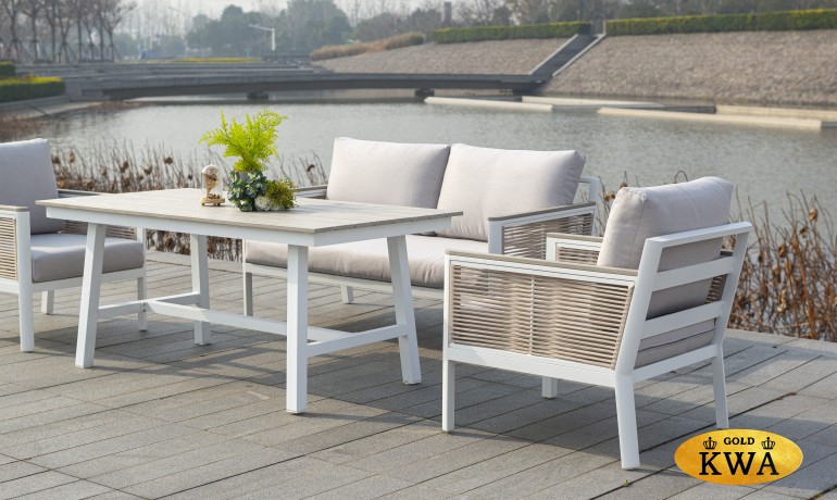 "Сан Ремо" кресло плетеное из роупа садовое