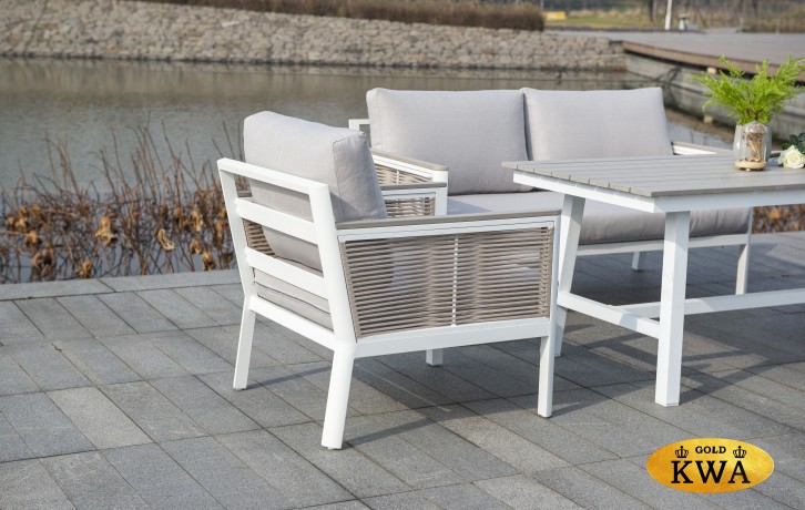 "Сан Ремо" кресло плетеное из роупа садовое