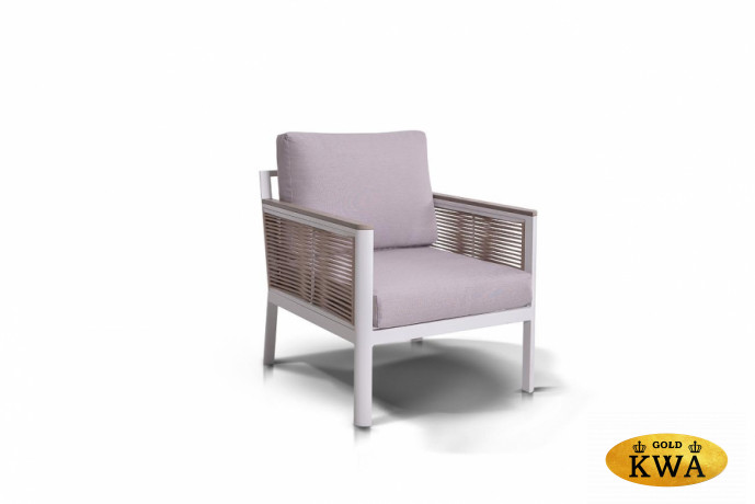 "Сан Ремо" кресло плетеное из роупа садовое