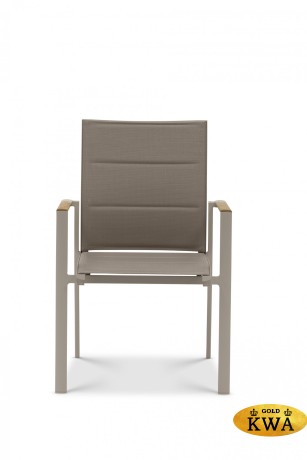 Andy Стул бежевый, алюминий/текстилен