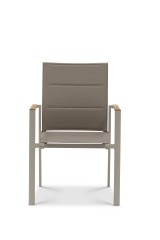 Andy Стул бежевый, алюминий/текстилен