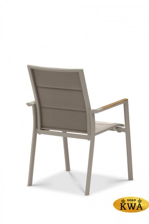 Andy Стул бежевый, алюминий/текстилен