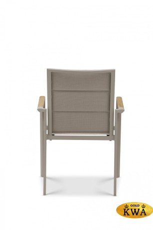 Andy Стул бежевый, алюминий/текстилен