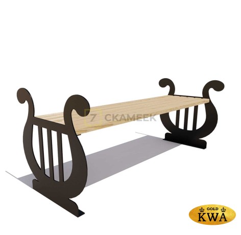 Скамейка «Лира» (0,6 лиственница)
