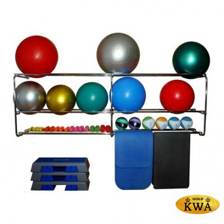 Консоль 3 уровневая для фитболов, медболов, ковриков и гантелей (1 п.м.)